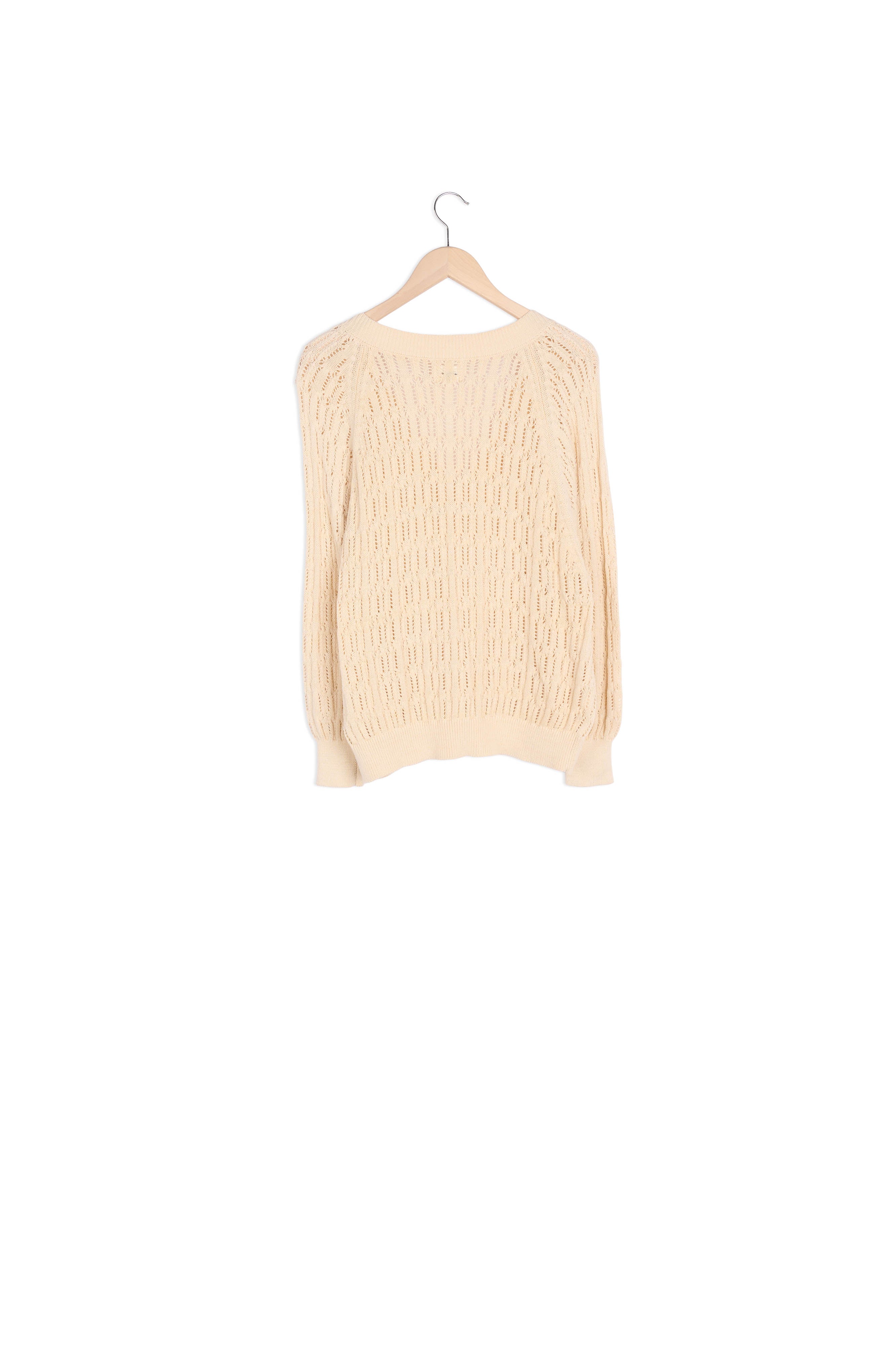 GEHO KNIT SWEATER Faume - seconde main