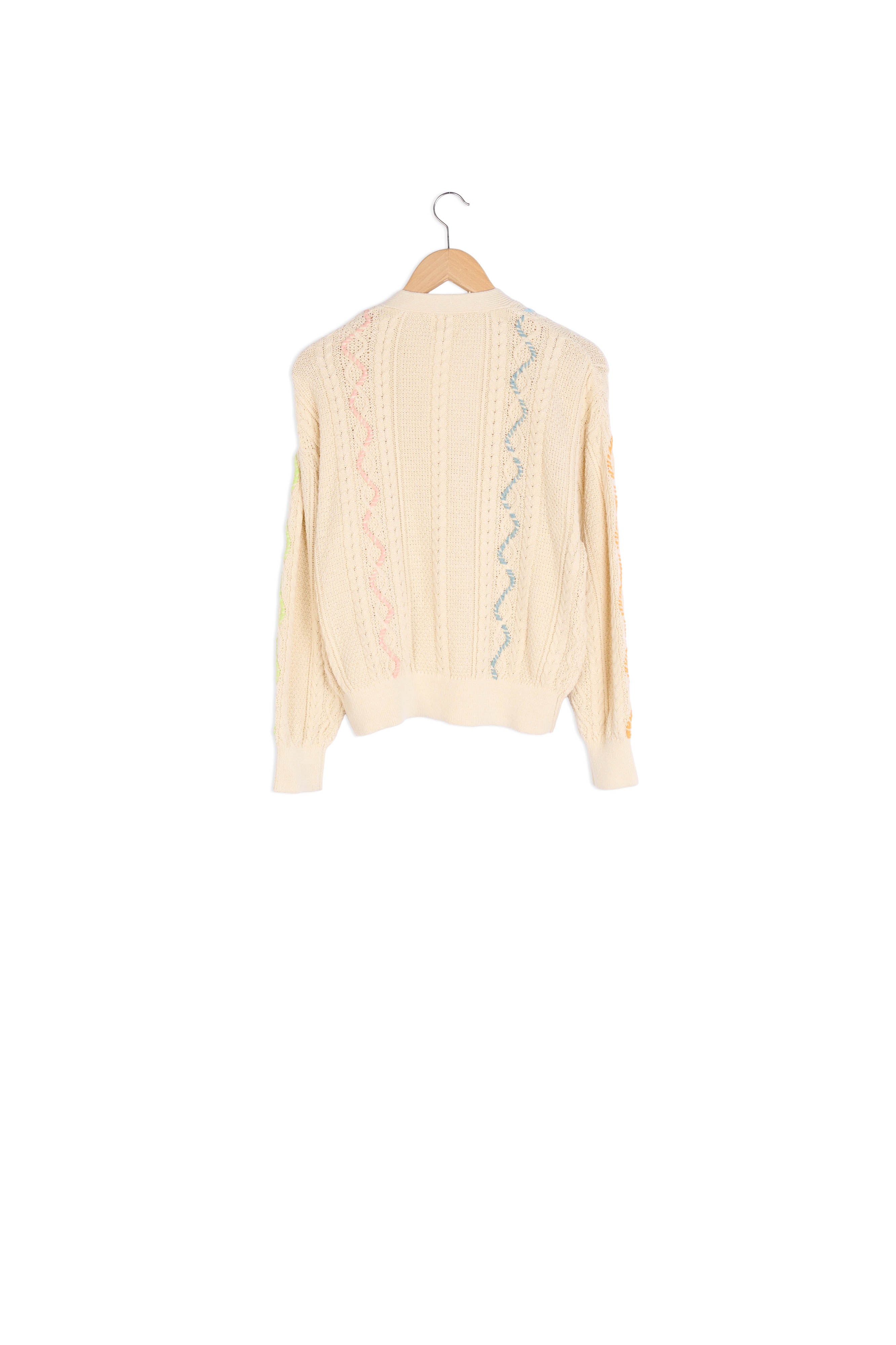 GEHFA KNIT SWEATER Faume - seconde main