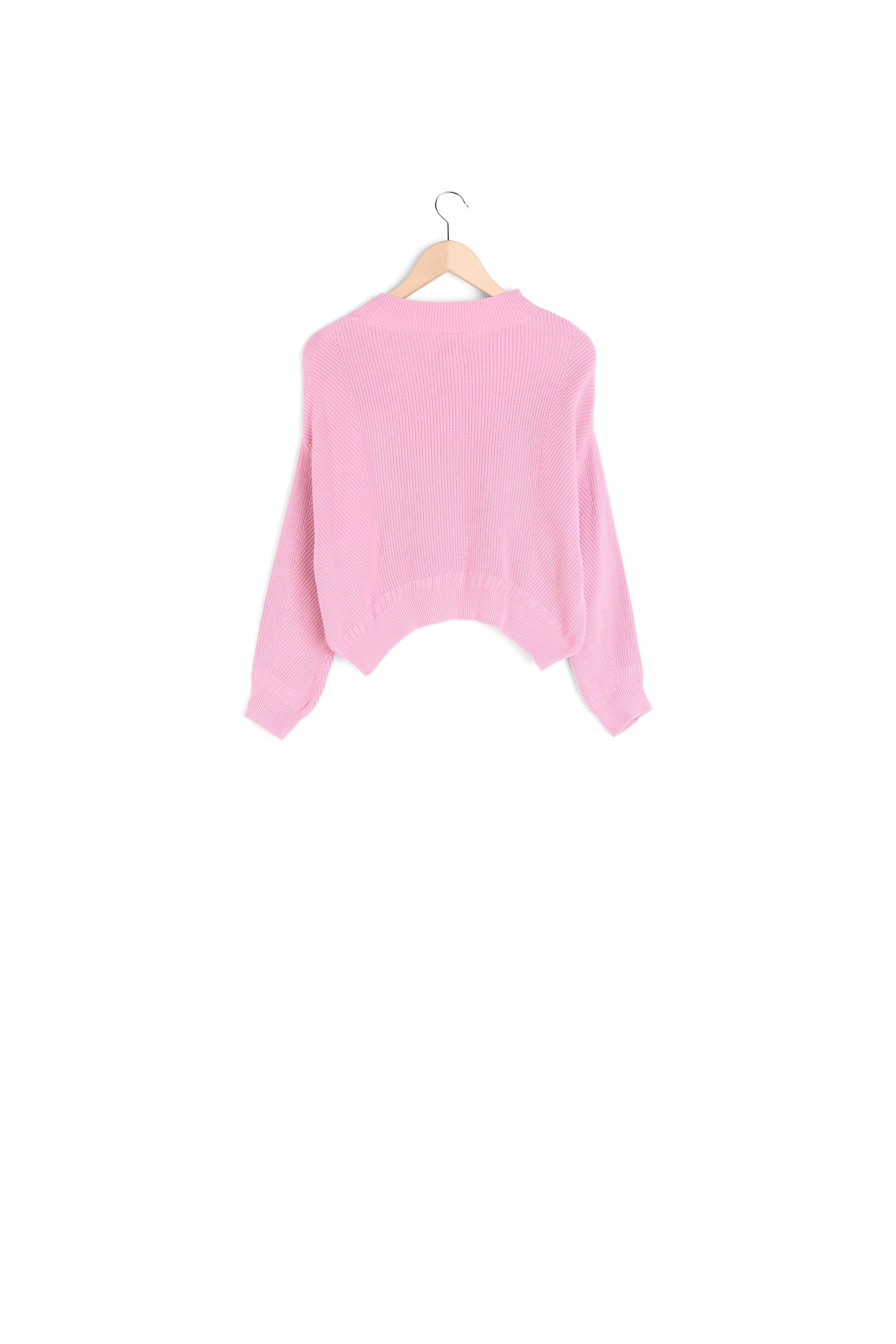 AQIBA KNIT SWEATER Faume - seconde main