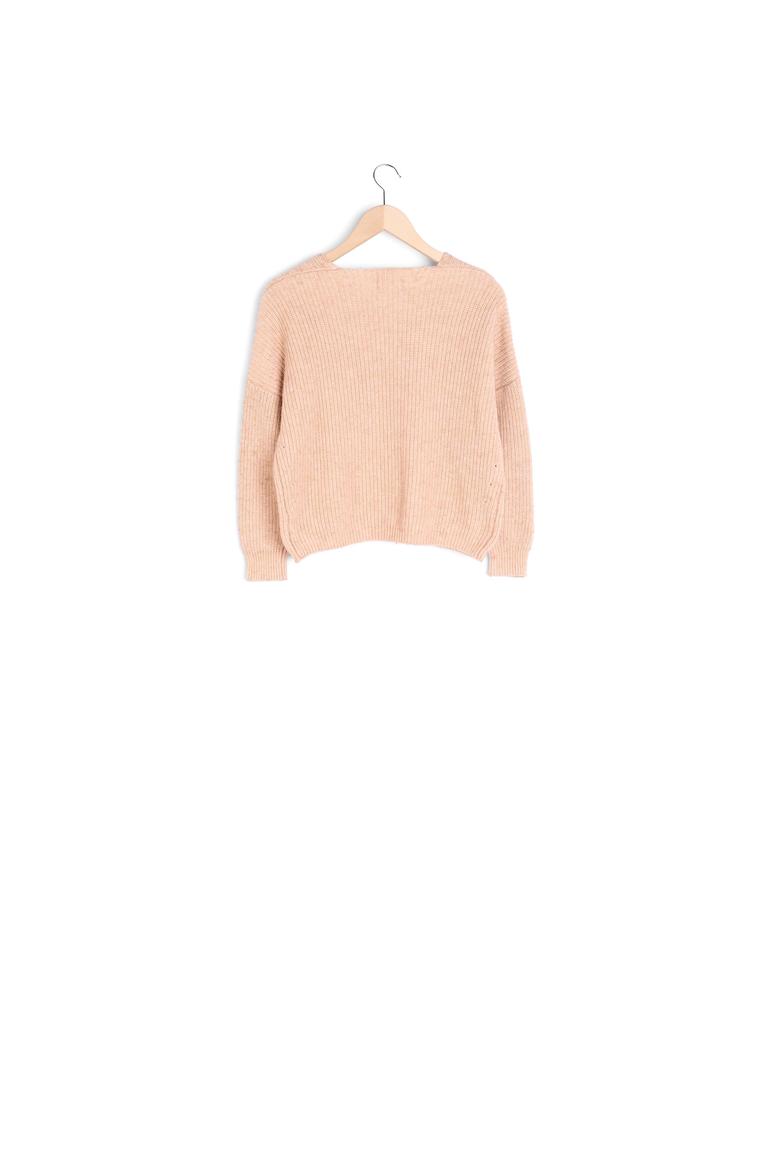 DOSTAN KNIT SWEATER Faume - seconde main