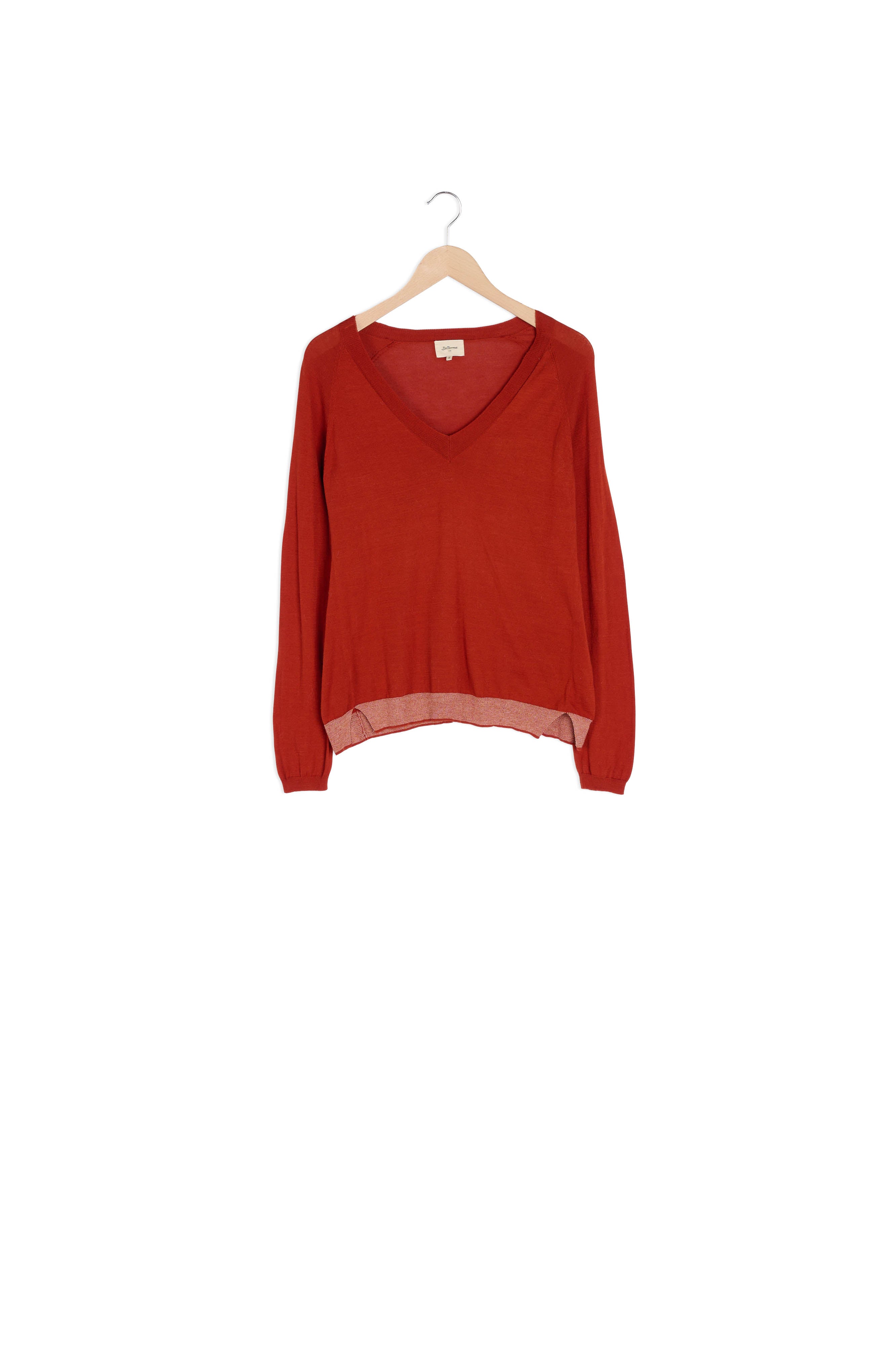 AZCALA KNIT SWEATER Faume - seconde main