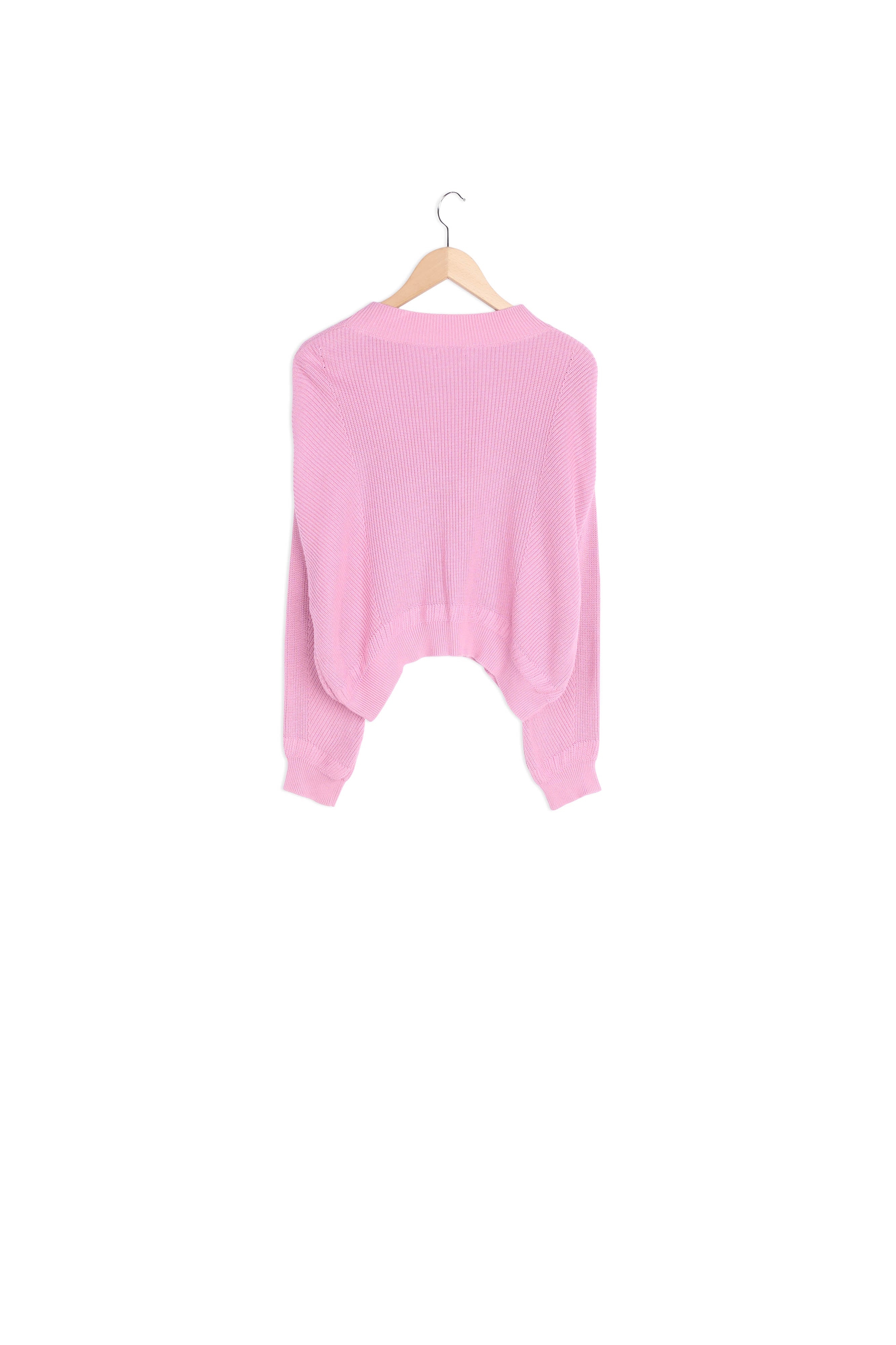 AQIBA KNIT SWEATER Faume - seconde main
