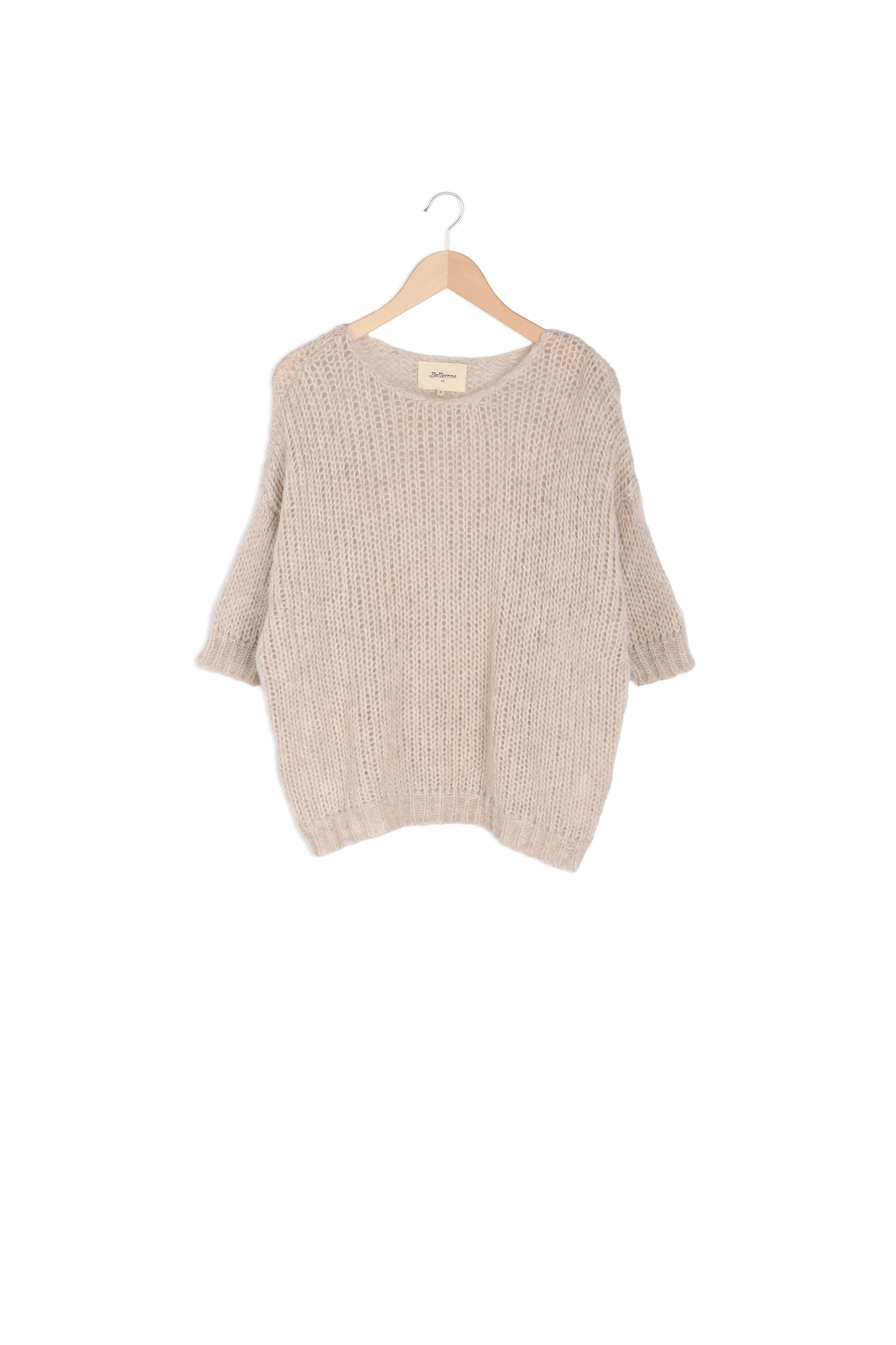 TOLYA KNIT SWEATER Faume - seconde main